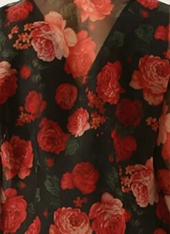 Multicolored Digital Print Organza Jacket N Black Dress Festive Wear 16 Multicolored Digital Print Organza Jacket N Black Dress Festive Wear -Sari Grace Shop Multicolored Digital Print Organza Jacket N Black Dress DRBS02111124 rrc3