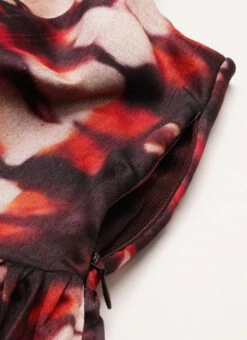 Multicolored Digital Printed Gathered Dress After Six Wear 16 Multicolored Digital Printed Gathered Dress After Six Wear -Sari Grace Shop Multicolored Digital Printed Gathered Dress DRBS02110843 rrc3