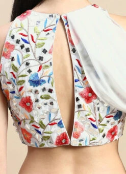 Multicolored Embroidered Blouse Wedding Wear 15 Multicolored Embroidered Blouse Wedding Wear -Sari Grace Shop Multicolored Embroidered Blouse BLBS02303845 rrc2