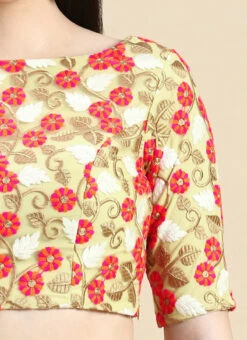 Multicolored Embroidered Net Blouse Festive Wear 16 Multicolored Embroidered Net Blouse Festive Wear -Sari Grace Shop Multicolored Embroidered Net Blouse BLBS02210838 rrc3