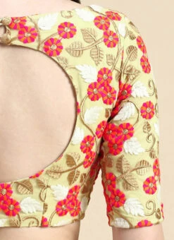 Multicolored Embroidered Net Blouse Festive Wear 17 Multicolored Embroidered Net Blouse Festive Wear -Sari Grace Shop Multicolored Embroidered Net Blouse BLBS02210838 rrc4