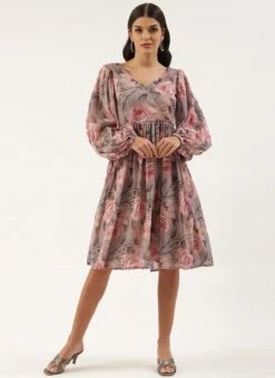 Multicolored Georgette Printed N Embroidered Maxi Dress Festive Wear 12 Multicolored Georgette Printed N Embroidered Maxi Dress Festive Wear -Sari Grace Shop Multicolored Georgette Printed N Embroidered Maxi dress DRBS02205041 u