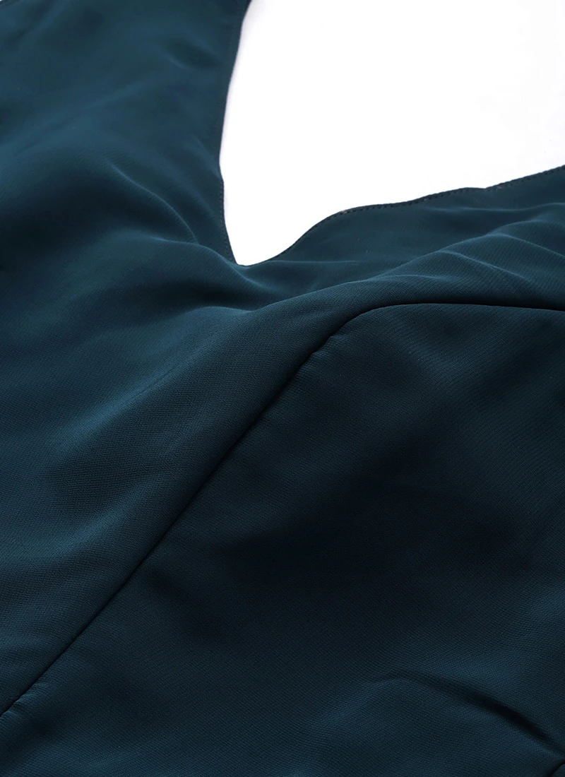 Multicolored Organza Jacket N Teal Blue Dress Festive Wear 8 Multicolored Organza Jacket N Teal Blue Dress Festive Wear - Image 6