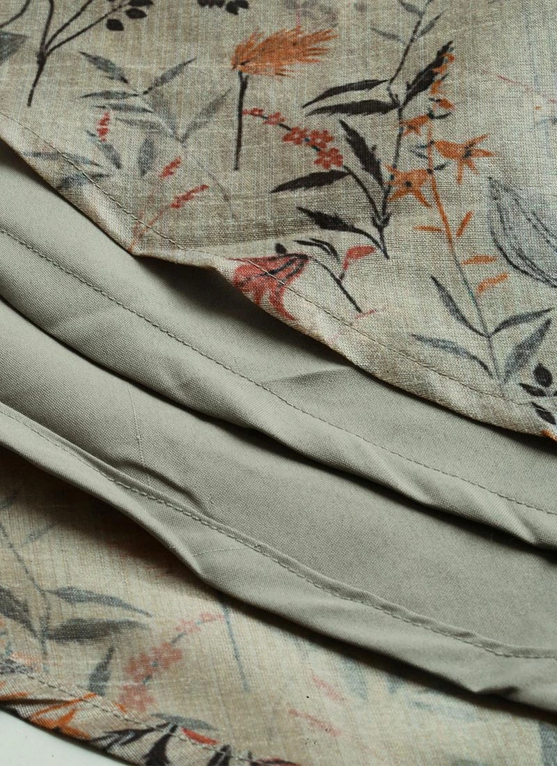 Multicolored Printed Off Shoulder Style Dress Festive Wear 10 Multicolored Printed Off Shoulder Style Dress Festive Wear - Image 8