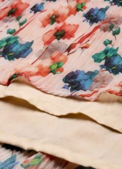 Multicoloured Georgette Pleated Dress After Six Wear Party Wear 16 Multicoloured Georgette Pleated Dress After Six Wear Party Wear -Sari Grace Shop Multicoloured Georgette Pleated Dress DRBS02211036 rrc3