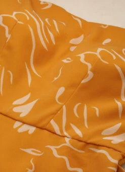 Mustard Digital Print Georgette Maxi Dress After Six Wear 13 Mustard Digital Print Georgette Maxi Dress After Six Wear -Sari Grace Shop Mustard Digital Print Georgette Maxi Dress DRBS02301953 rrc1