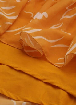 Mustard Digital Print Georgette Maxi Dress After Six Wear 15 Mustard Digital Print Georgette Maxi Dress After Six Wear -Sari Grace Shop Mustard Digital Print Georgette Maxi Dress DRBS02301953 rrc3