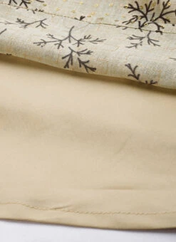 Off White Art Silk Gathered Flare Dress Festive Wear 16 Off White Art Silk Gathered Flare Dress Festive Wear -Sari Grace Shop Off White Art Silk Gathered Flare Dress DRBS02204729 rrc3