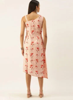 Off White Asymmetric Hem One Shoulder Dress Party Wear 13 Off White Asymmetric Hem One Shoulder Dress Party Wear -Sari Grace Shop Off White Asymmetric Hem One Shoulder Dress DRBS02201206 b