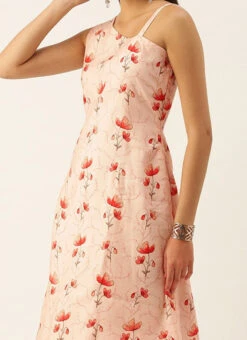 Off White Asymmetric Hem One Shoulder Dress Party Wear