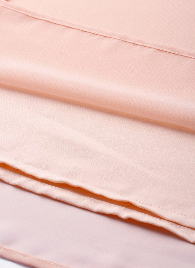 Peach N Maroon Embroidered Gathered Dress Festive Wear 8 Peach N Maroon Embroidered Gathered Dress Festive Wear - Image 6