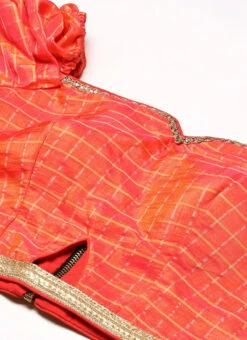 Peach Polyester Blouse Festive Wear 14 Peach Polyester Blouse Festive Wear -Sari Grace Shop Peach Polyester Blouse BLBS02301961 rrc1