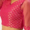 Pink Jacquard Art Silk Keyhole Style Blouse Festive Wear 1 Pink Jacquard Art Silk Keyhole Style Blouse Festive Wear -Sari Grace Shop Pink Jacquard Art Silk Keyhole Style Blouse BLBS02305205 l