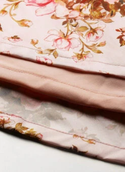 Pink Taffeta Digital Printed N Burgundy Dress Festive Wear 14 Pink Taffeta Digital Printed N Burgundy Dress Festive Wear -Sari Grace Shop Pink Taffeta Digital Printed N Burgundy Dress DRBS02109697 rrc2