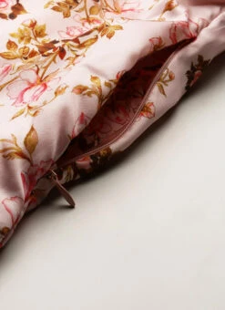 Pink Taffeta Digital Printed N Burgundy Dress Festive Wear 15 Pink Taffeta Digital Printed N Burgundy Dress Festive Wear -Sari Grace Shop Pink Taffeta Digital Printed N Burgundy Dress DRBS02109697 rrc3