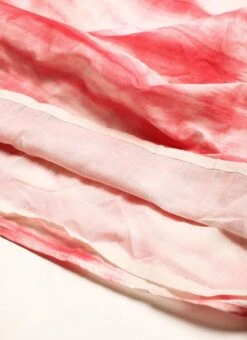 Pink Tie N Dye Ruffled Dress After Six Wear -Sari Grace Shop Pink Tie N Dye Ruffled Dress DRBS02301954 rrc4