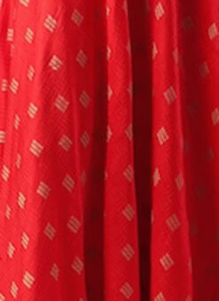 Red Art Silk Maxi Dress Festive Wear 17 Red Art Silk Maxi Dress Festive Wear -Sari Grace Shop Red Art Silk Maxi Dress DRBS02302204 rrc4