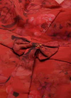 Red Organza Digital Printed Dress Party Wear 14 Red Organza Digital Printed Dress Party Wear -Sari Grace Shop Red Organza Digital Printed Dress DRBS02107581 rrc1