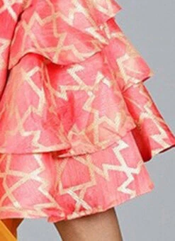 Red Printed Blouse With Flared Sleeves Festive Wear Party Wear 16 Red Printed Blouse With Flared Sleeves Festive Wear Party Wear -Sari Grace Shop Red Printed Blouse With Flared Sleeves BLBS02209581 rrc3