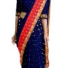 Royal Blue Georgette Saree Festive Wear 2 Royal Blue Georgette Saree Festive Wear -Sari Grace Shop Royal Blue Georgette Saree SADSF3690 l
