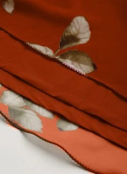 Rust Georgette Digital Printed Gown Festive Wear After Six Wear -Sari Grace Shop Rust Georgette Digital Printed Gown DRBS02206242 rrc4 1