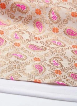 White Brocade Boat Neck Flared Dress Festive Wear 17 White Brocade Boat Neck Flared Dress Festive Wear -Sari Grace Shop White Brocade Boat Neck Flared Dress DRBS02201299 rrc4