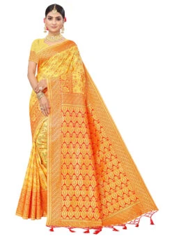Woven Work Mustard N Red Color Cotton Saree Festive Wear 8 Woven Work Mustard N Red Color Cotton Saree Festive Wear -Sari Grace Shop Woven Work Mustard N Red Color Cotton Saree SASSTSKTSKR48582A u