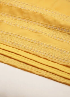 Yellow Chinon Kaftan Dress Festive Wear 16 Yellow Chinon Kaftan Dress Festive Wear -Sari Grace Shop Yellow Chinon Kaftan Dress DRBS02204754 rrc3