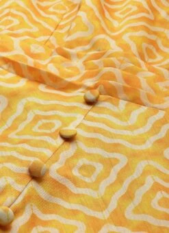 Yellow Digital Print High N Low Style Dress After Six Wear 14 Yellow Digital Print High N Low Style Dress After Six Wear -Sari Grace Shop Yellow Digital Print High N Low Style Dress DRBS02306371 rrc1