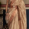 Beige Silk Jacquard Woven Saree Festive Wear 1 Beige Silk Jacquard Woven Saree Festive Wear -Sari Grace Shop beige silk jacquard woven saree sasli18301004 l