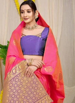 Dark Pink Color Patola Silk Zari Weaving Work Saree Party Wear 9 Dark Pink Color Patola Silk Zari Weaving Work Saree Party Wear -Sari Grace Shop dark pink color patola silk zari weaving work saree sasom110958 b