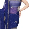Georgette Navy Blue Crystals Embellished Saree Wedding Wear 1 Georgette Navy Blue Crystals Embellished Saree Wedding Wear -Sari Grace Shop georgette navy blue crystals embellished saree sadsfcns2600 l