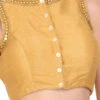 Gold Art Dupion Silk Beads Blouse Festive Wear 2 Gold Art Dupion Silk Beads Blouse Festive Wear -Sari Grace Shop gold art dupion silk beads blouse bldiw10 l