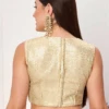 Gold Sequin Embroidery Blouse Festive Wear 1 Gold Sequin Embroidery Blouse Festive Wear -Sari Grace Shop gold sequin embroidery blouse BLBS02307637 l
