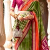 Green Art Silk Patola Saree Festive Wear 1 Green Art Silk Patola Saree Festive Wear -Sari Grace Shop green art silk patola saree sasli2138888 l