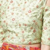 Green Embroidered Cold Shoulder Blouse Festive Wear 1 Green Embroidered Cold Shoulder Blouse Festive Wear -Sari Grace Shop green embroidered cold shoulder blouse BLBS02305277 l