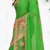 Green Georgette Hand Work Saree Party Wear 1 Green Georgette Hand Work Saree Party Wear -Sari Grace Shop green georgette hand work saree sadsf4841 l