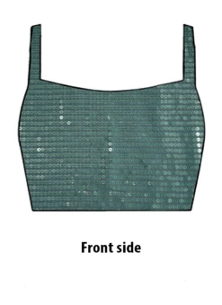 Green Georgette Sequins Blouse Party Wear 8 Green Georgette Sequins Blouse Party Wear -Sari Grace Shop green georgette sequins blouse BLBS02207349 u