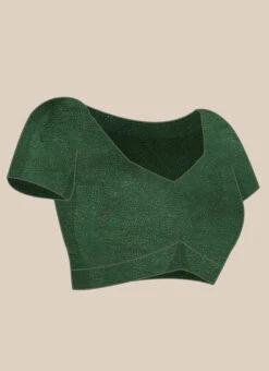 Green Satin Silk Plain Saree Party Wear 9 Green Satin Silk Plain Saree Party Wear -Sari Grace Shop green satin silk plain saree saswe601011gr b