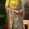 Grey Silk Sequins Work Saree Festive Wear 1 Grey Silk Sequins Work Saree Festive Wear -Sari Grace Shop grey silk sequins work saree sasli18575241 l