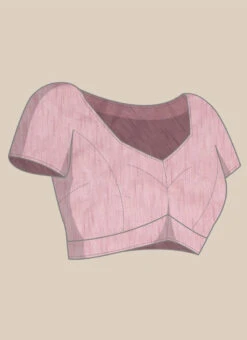 Light Pink Heavy Georgette Sequins Embroidered Saree Party Wear