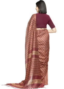Maroon Art Silk Cotton Sari After Six Wear -Sari Grace Shop maroon art silk cotton sari sadmfs008 b