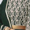 Mehndi Green Embroidered Boat Neck Blouse Party Wear -Sari Grace Shop mehndi green embroidered boat neck blouse BLBS02305262 l
