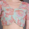 Multicolored Organza Embroidered Blouse Festive Wear -Sari Grace Shop multicolored organza embroidered blouse BLBS02309120 l