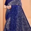 Navy Blue Color Sequins Work Georgette Saree Party Wear 1 Navy Blue Color Sequins Work Georgette Saree Party Wear -Sari Grace Shop navy blue color sequins work georgette saree sassd30504 l
