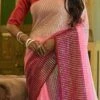 Pink Georgette Sequins Embroidery Saree Party Wear 2 Pink Georgette Sequins Embroidery Saree Party Wear -Sari Grace Shop pink georgette sequins embroidery saree sasacu7587 l
