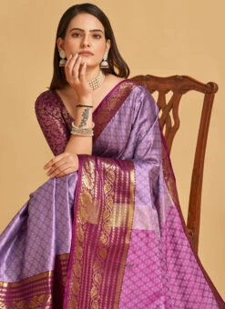 Purple Color Jacquard Woven Work Soft Silk Saree Festive Wear 9 Purple Color Jacquard Woven Work Soft Silk Saree Festive Wear -Sari Grace Shop purple color jacquard woven work soft silk saree sasacw3836 b