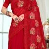 Red Georgette Embroidery N Sequins Saree Party Wear 2 Red Georgette Embroidery N Sequins Saree Party Wear -Sari Grace Shop red georgette embroidery n sequins saree sasuni1662 l