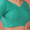 Sea Green Silk Solid Stitched Readymade Blouse Party Wear -Sari Grace Shop sea green silk solid stitched readymade blouse blspfb239sg l