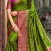 Woven Work Mehendi Green Color Banarasi Silk Saree Party Wear 1 Woven Work Mehendi Green Color Banarasi Silk Saree Party Wear -Sari Grace Shop weaving work mehendi green color banarasi silk saree saspl3515 l